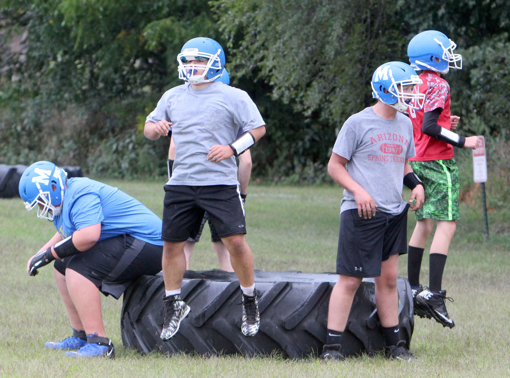 First Day of Football Practice 9-7-20